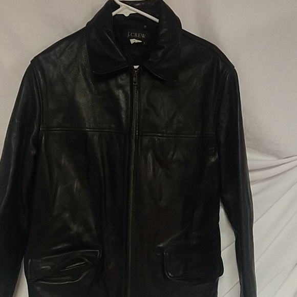 J crew leather coat size small - Picture 7 of 8